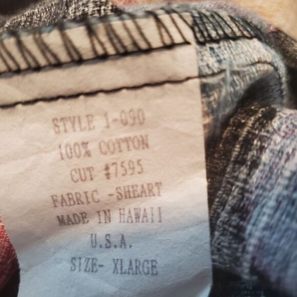 Men's Iolani Hawaiian Shirt Size XL - Picture 4 of 8